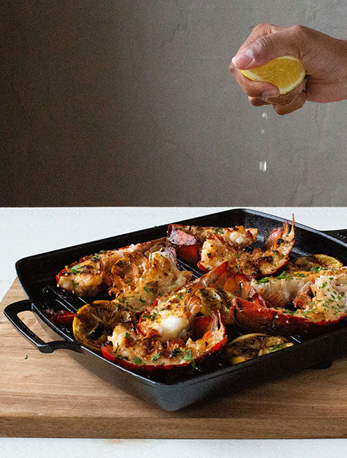 Blacklock 12 Inch Lightweight Cast Iron Grill Pan - Image 4