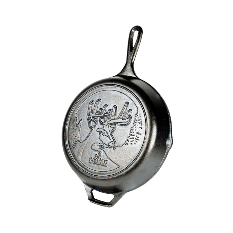 Wildlife Series? 10.25 Inch Cast Iron Deer Skillet - Image 7