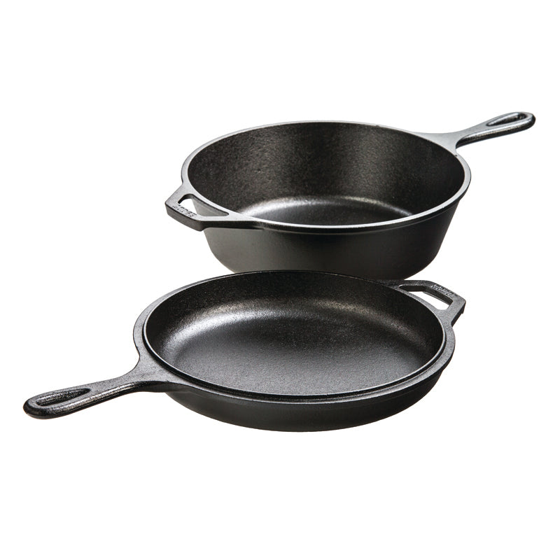 Yellowstone? Seasoned Cast Iron Bucking Bronco Combo Cooker - Image 3